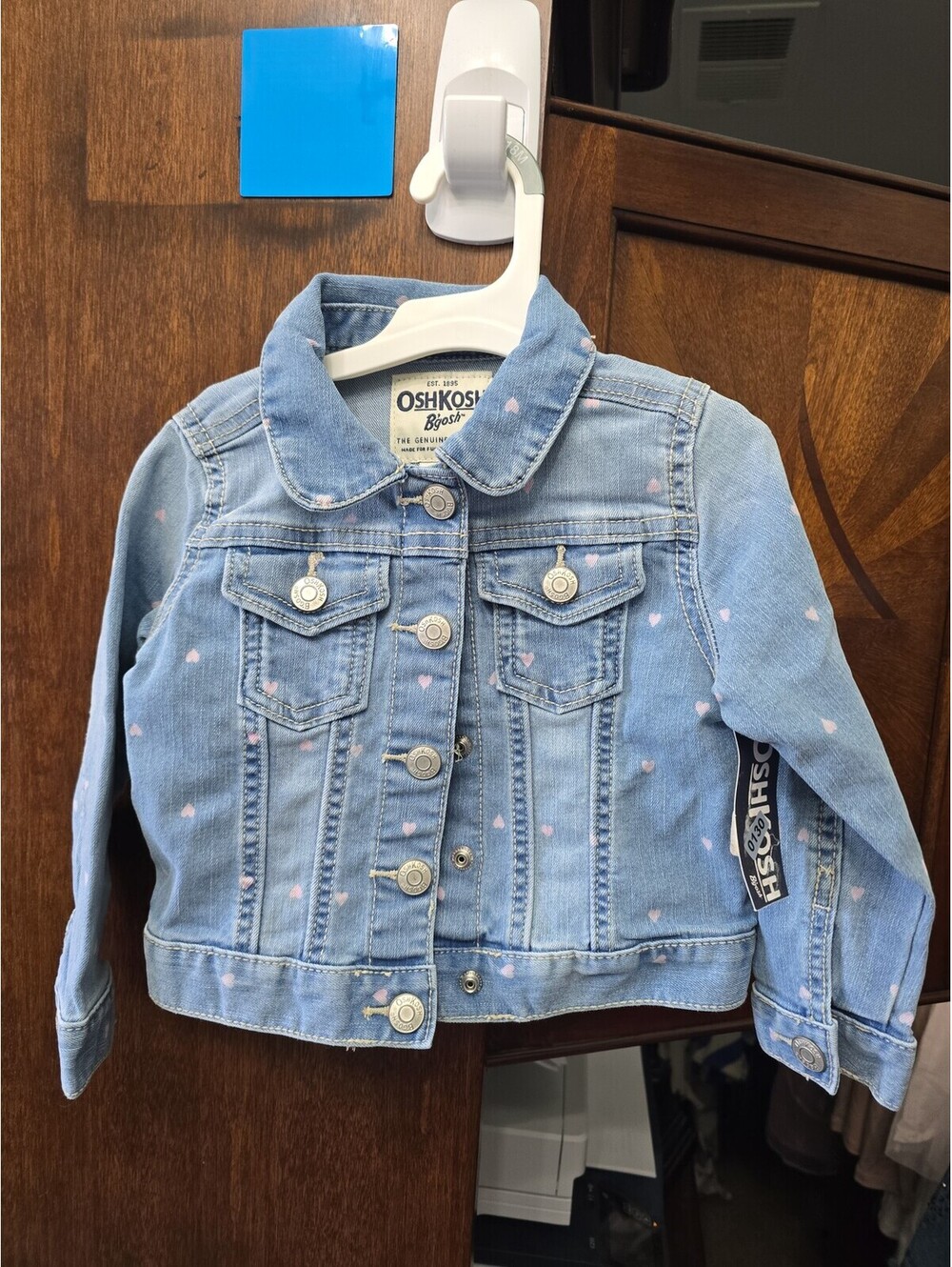 2t brand new oshkosh, jean jacket item, 130G2